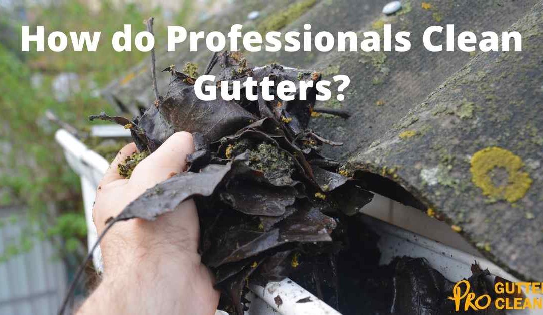 How do Professionals Clean Gutters?