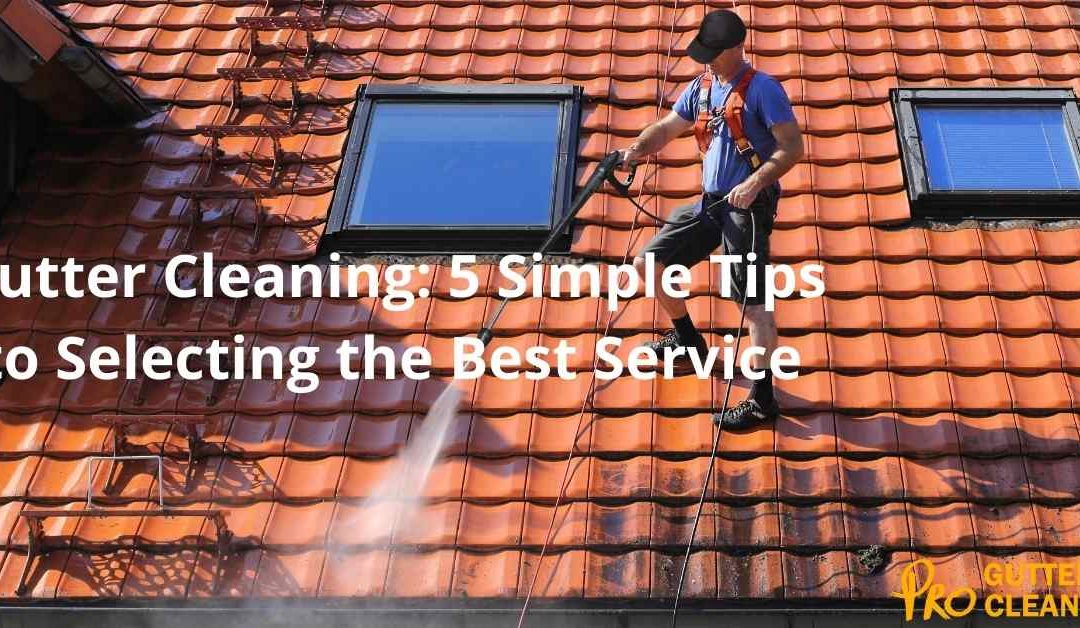 Gutter Cleaning: 5 Simple Tips to Selecting the Best Service