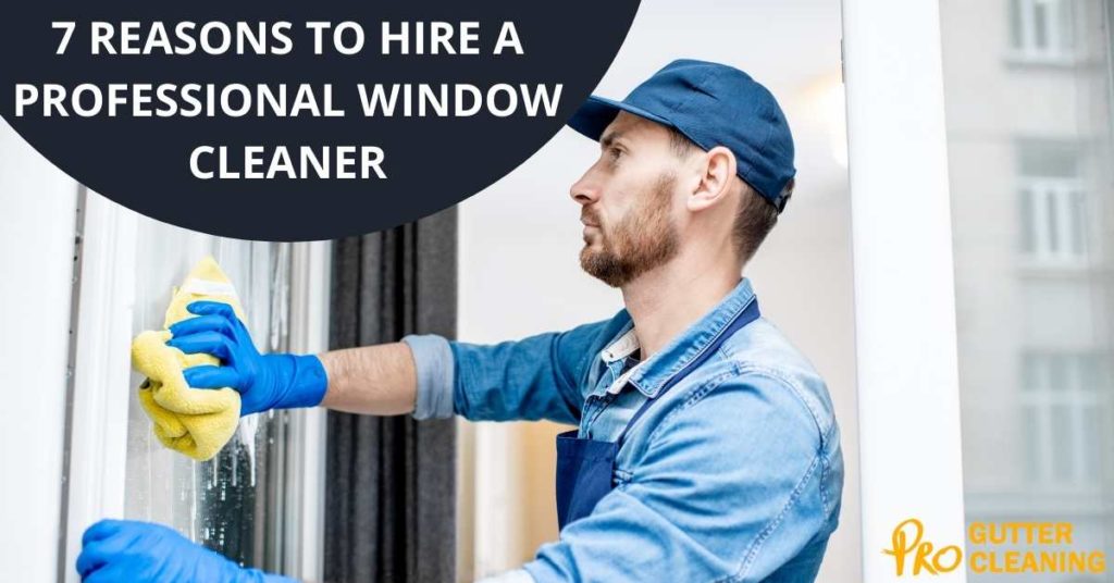 7 REASONS TO HIRE A PROFESSIONAL WINDOW CLEANER