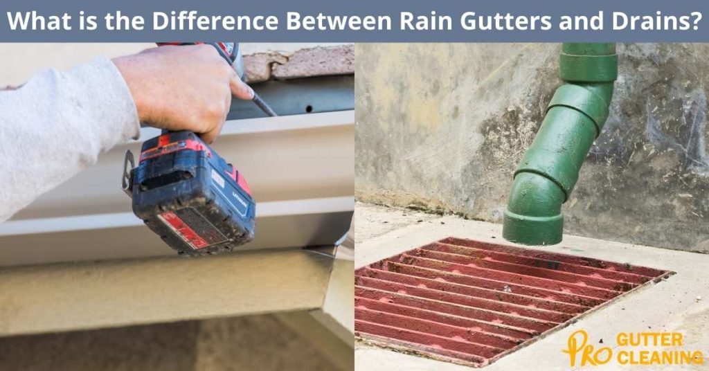 What is the Difference Between Rain Gutters and Drains